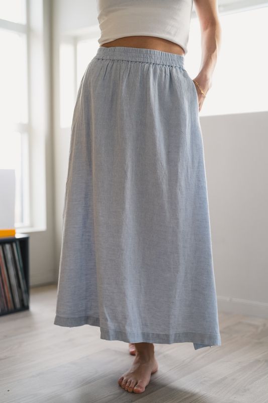 Pennie Ginia HW Skirt Skyway Melange