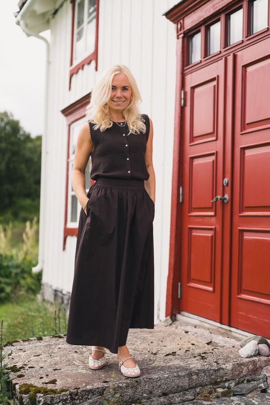 Ida Maja HW Skirt Black Coffee 