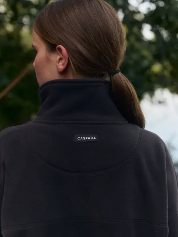 W. Polar Fleece Half-Snap Pullover Cocoa Bean 