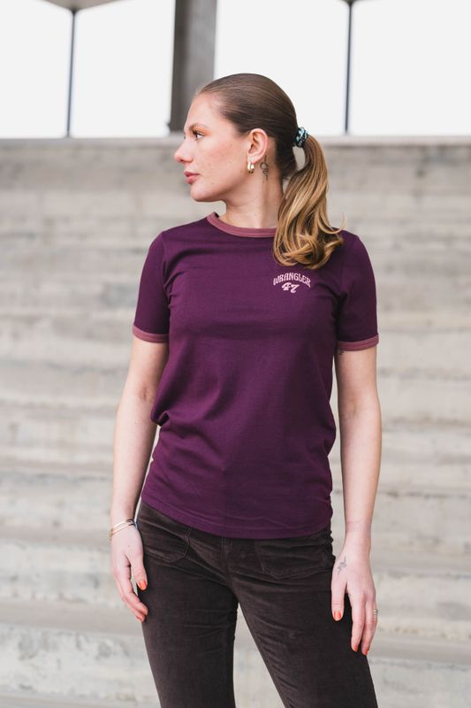 Ringer Tee Potent Purple 