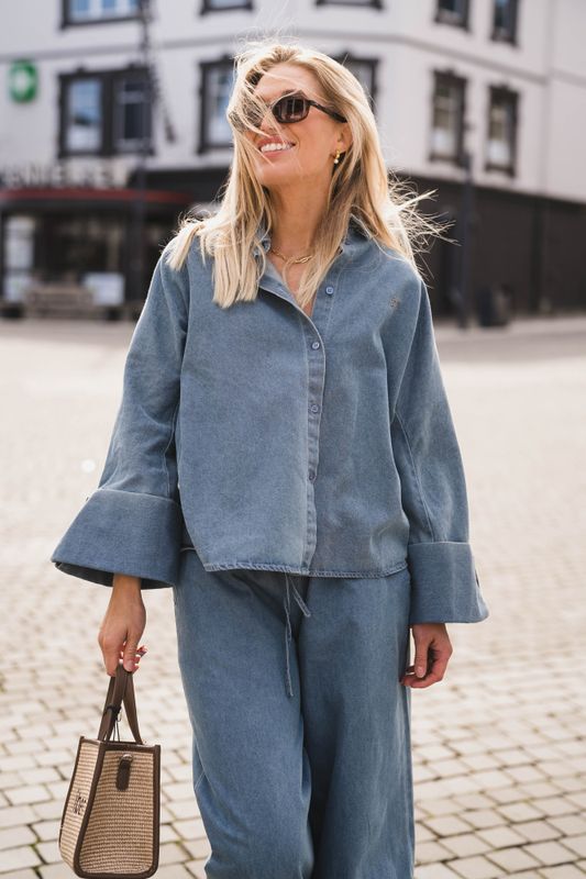 Atari Denim Shirt Chambray Blue 