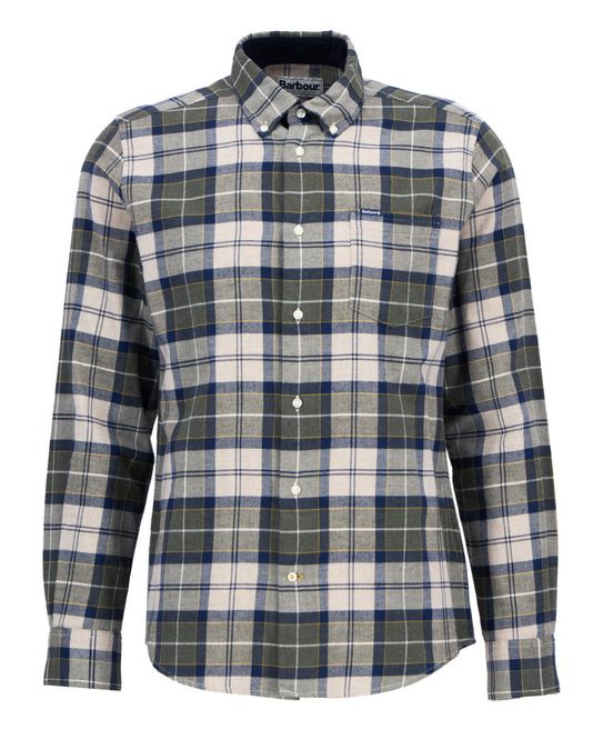 Hovedbilde Fortrose Tailored Tartan Shirt Forest Mist Tartan ...