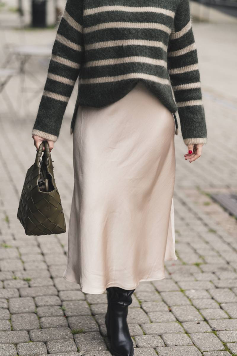 Bovary Skirt Warm Grey