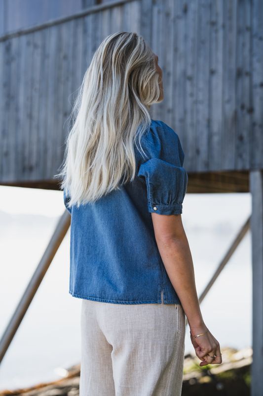 Alesia Shirt Medium Blue Denim 