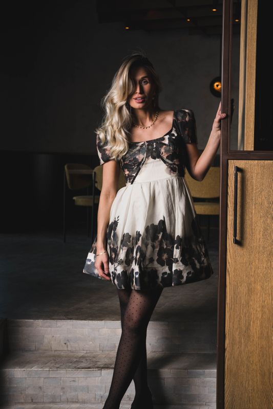 Vanda Mini Dress Dusty Poppy 