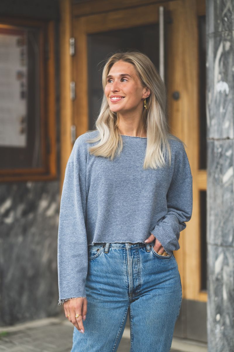 Ofybow Sweatshirt Tornado Melange 