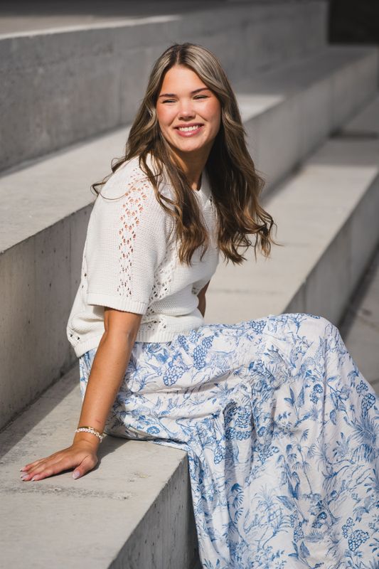 Hay Print Skirt Print 