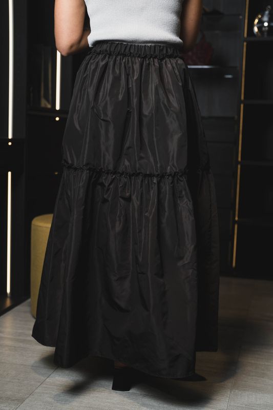 Hay 25 Solid Skirt Brown 