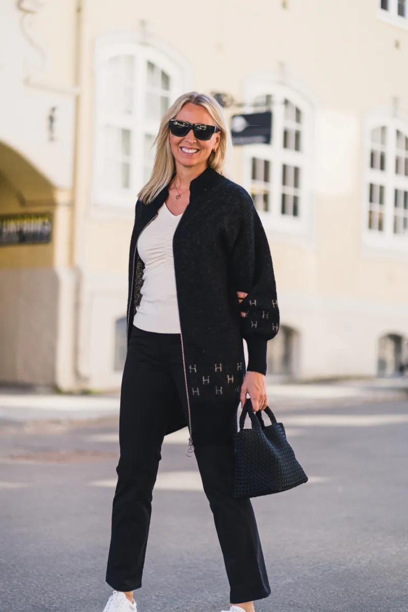 Martha Jacket Long Black 