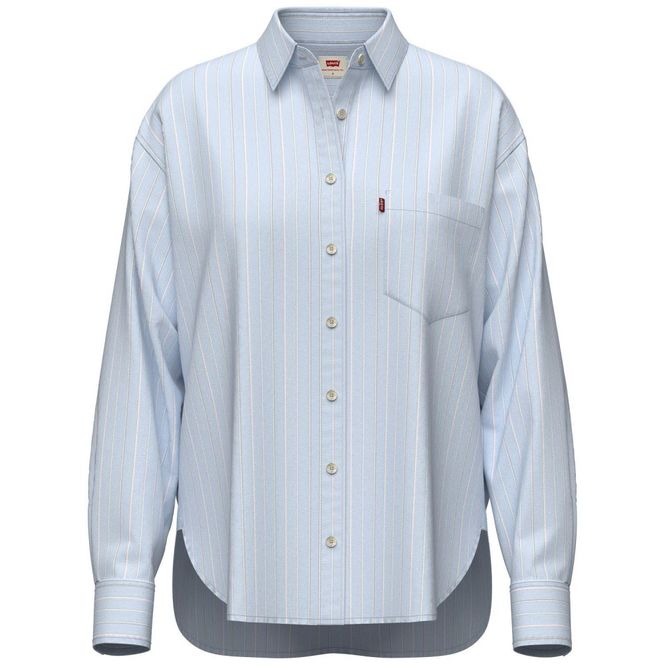 Hovedbilde Harlie Boyfriend Shirt Amari Stripe Chambray Blue