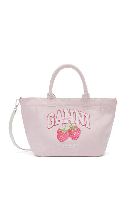 Hovedbilde Small Easy Shopper Raspberry Print Egret 