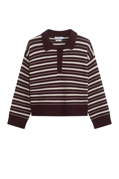 Hovedbilde Zely Stripe Dk Burgundy/Offwhite