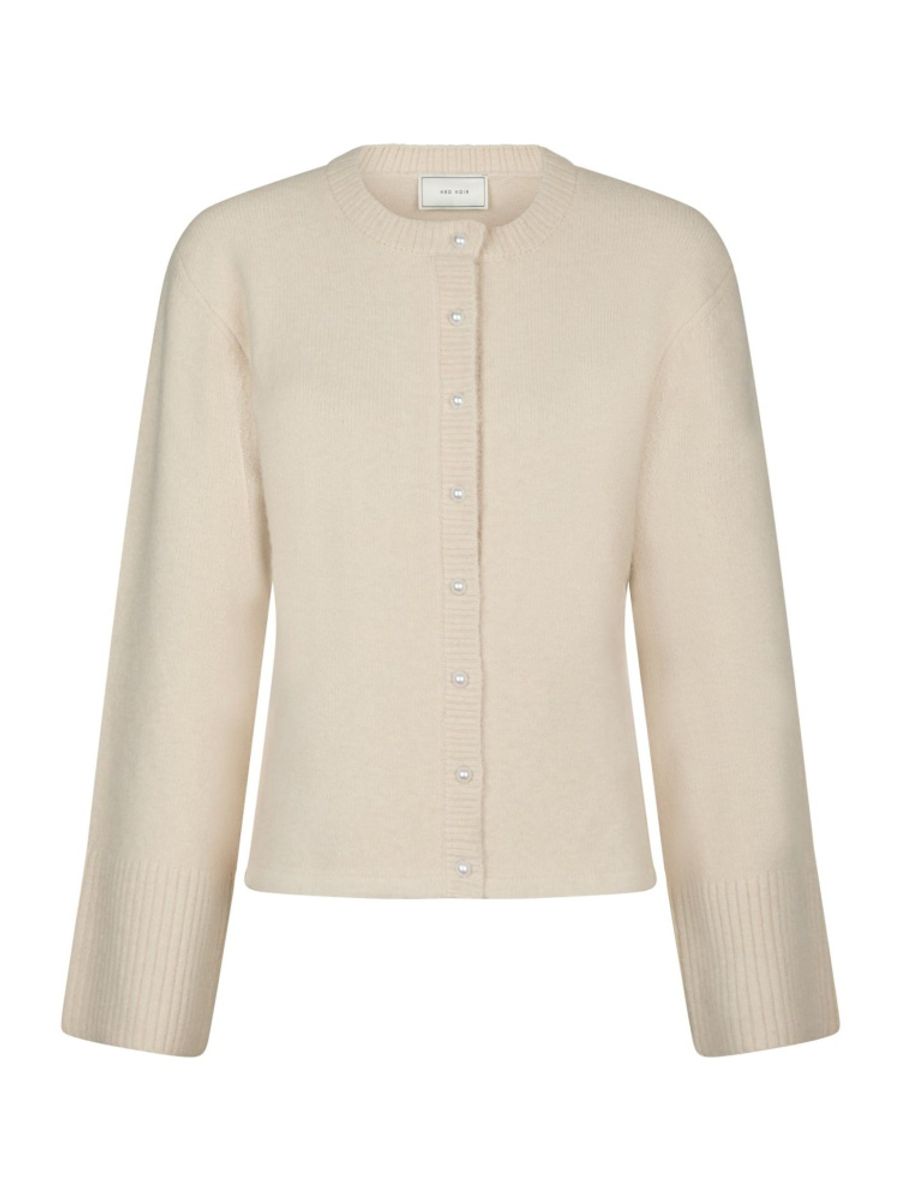 Mixie Knit Cardigan Ivory 