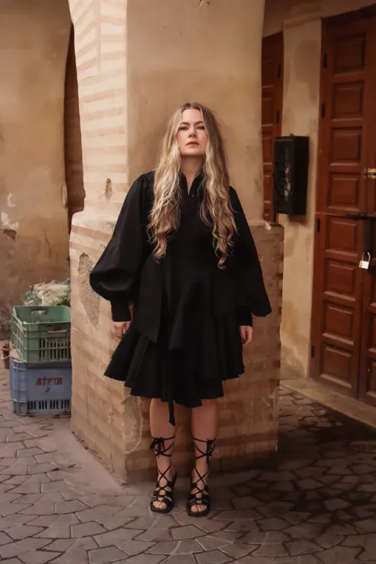 Cotton Ranch Dress Black 