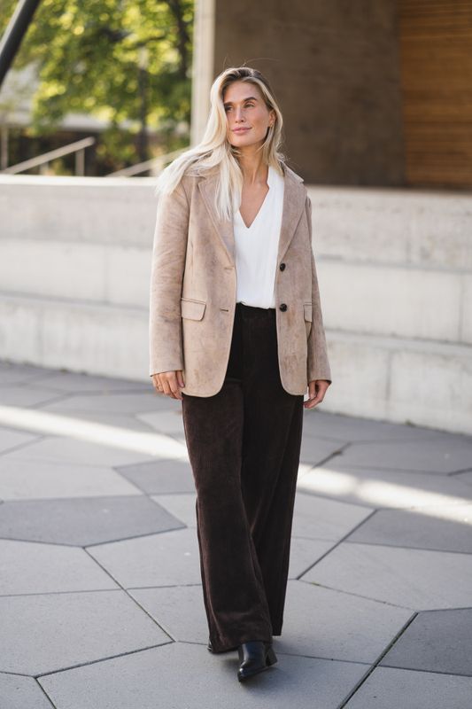 Namy Imitated Suede Blazer Sand 