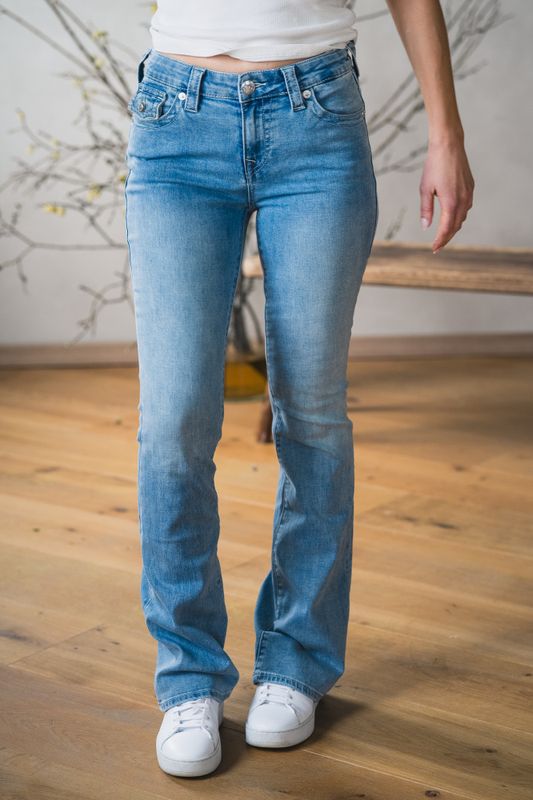 Becca Mid Rise Bootcut Flap Peak Spot 