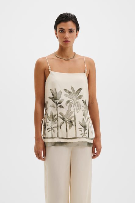Hovedbilde Lizly Beaded Strappy Top Palm 