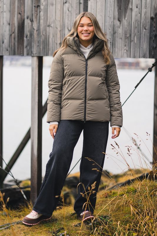 Halo Parka Dark Sand 