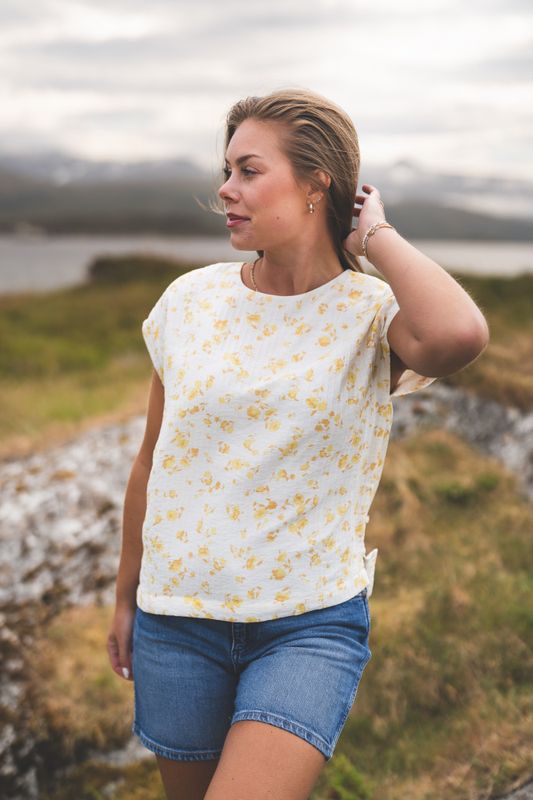 Falisha SL Top AOP Sundress Flower