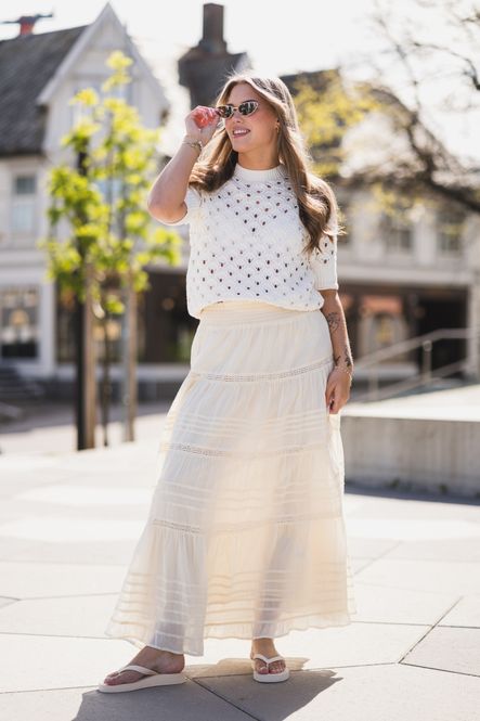 Hovedbilde Felicia S Voile Skirt Light Yellow 