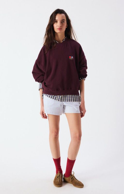 Atubay Sweatshirt Wine Lees