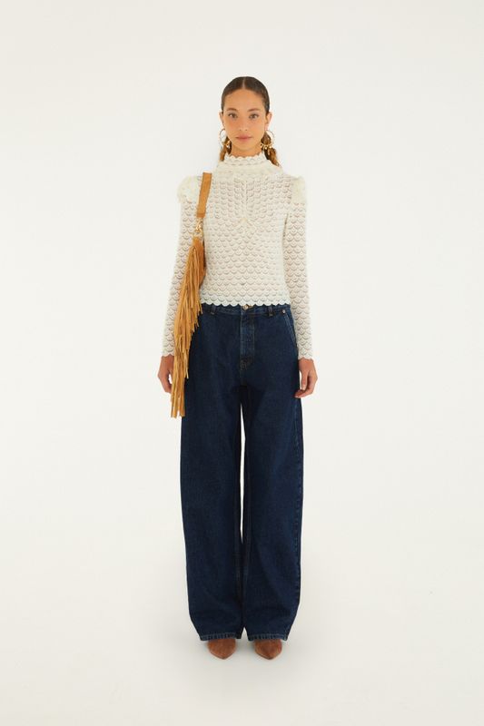Long Sleeve Top Offwhite 