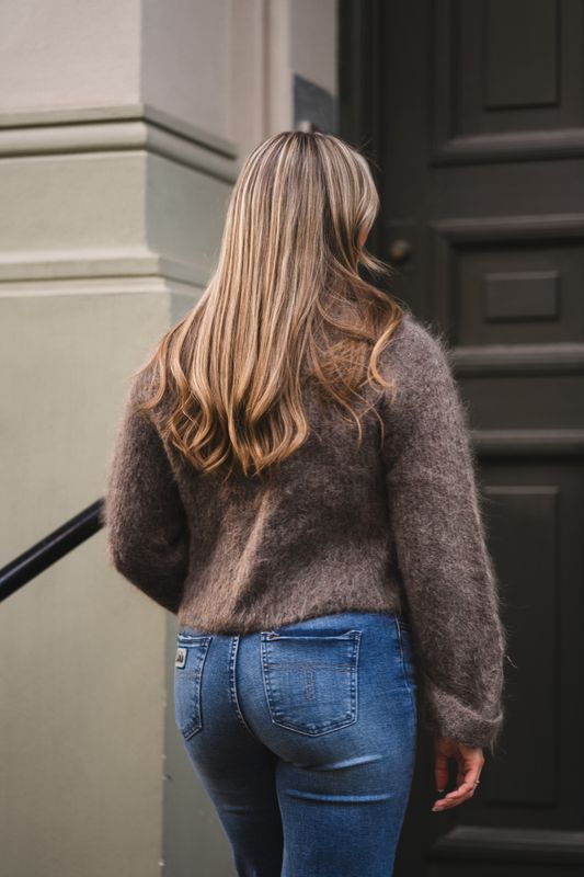 Fenny Chunky Cardigan Brown 