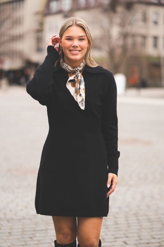 Melia Knit Dress Black 