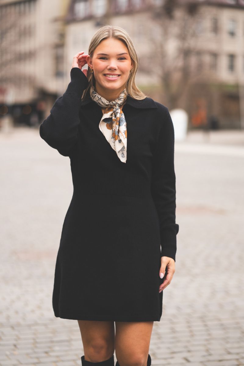 Melia Knit Dress Black 