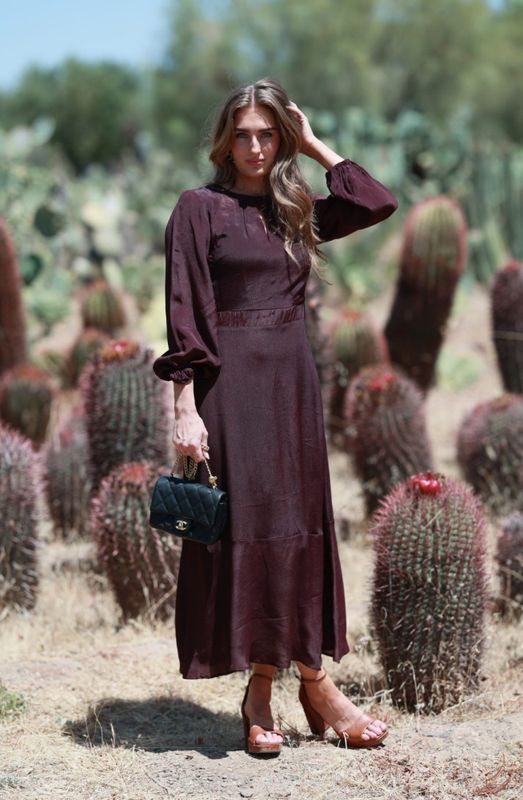 Samira Dress Mulberry 