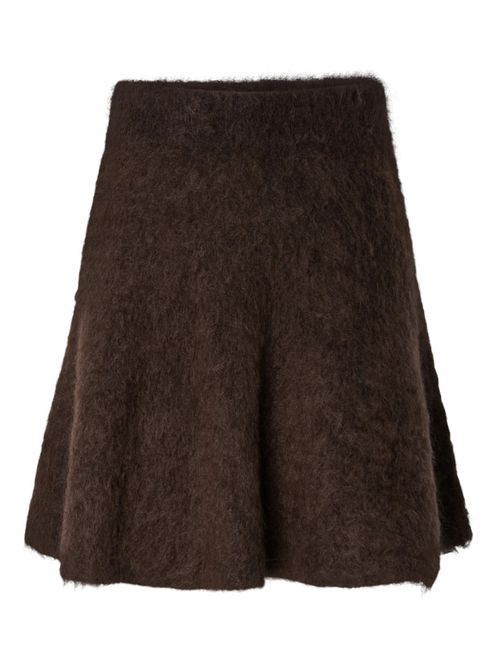 Hovedbilde Tilde HW Mohair Blend Knit Skirt Mole Melange 