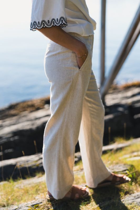 Demi Trouser Sand Melange 