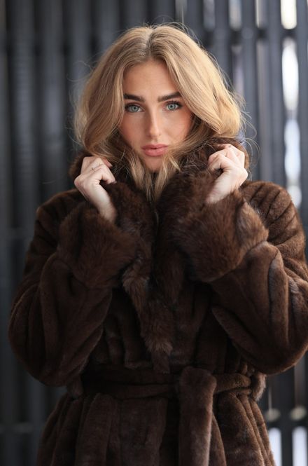 Hovedbilde Velvet Fur Jacket Cocoa
