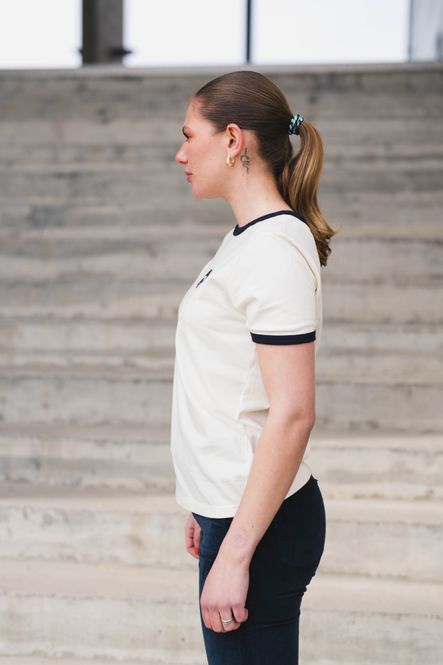 Hovedbilde Ringer Tee Antique White 
