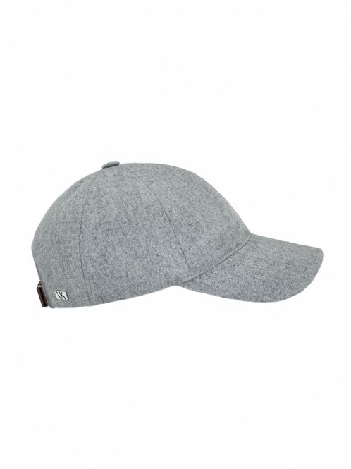 Hovedbilde Sterling Grey Wool Soft Front Baseball Cap Grey 