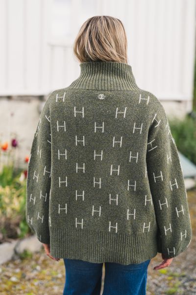Hovedbilde Fam Knit Short Winter Moss 