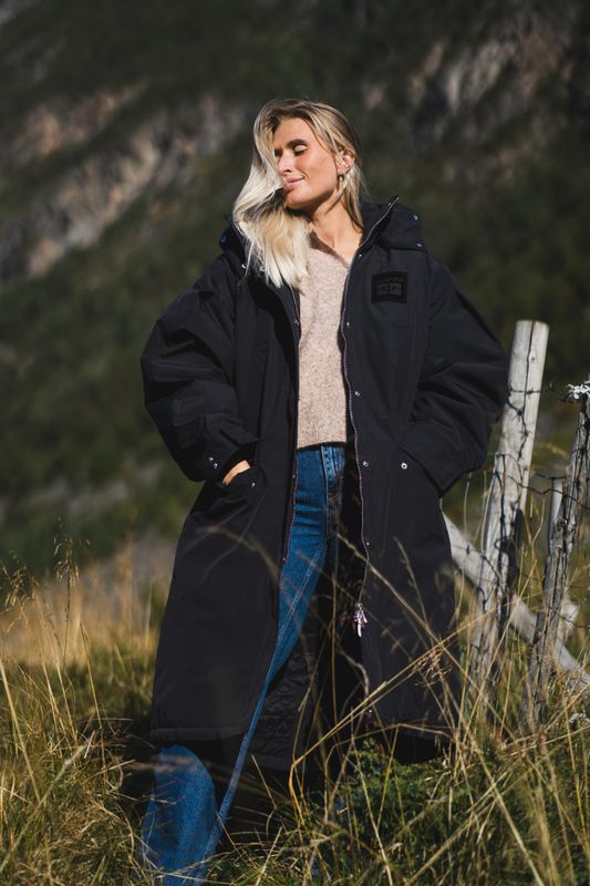 Ripstop Tri-Layer Parka Coat Phantom 