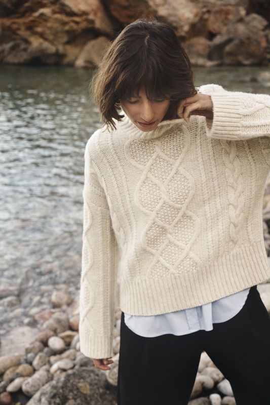 Channa Pullover Whitecap Melange 
