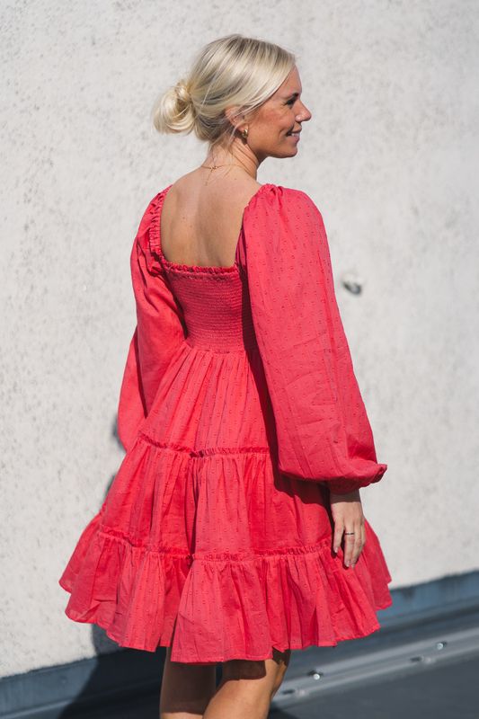 Lykke Short Dress Georgia Peach
