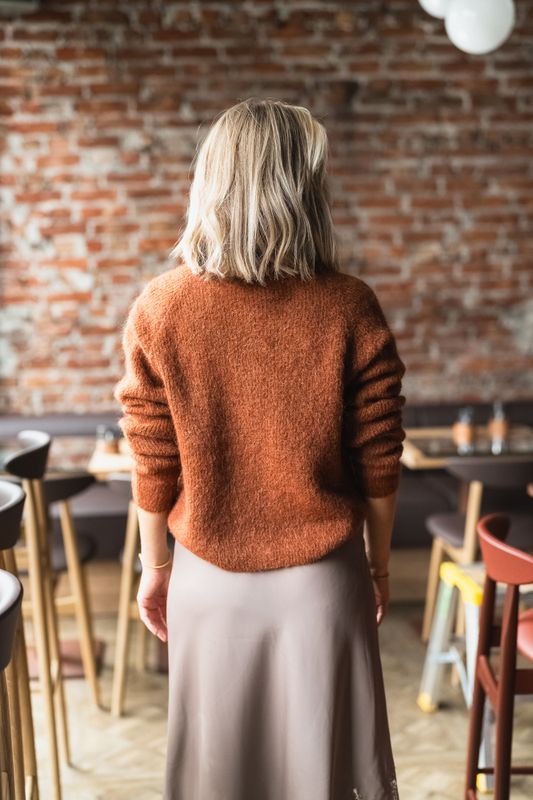 Amalie Cardigan Ginger Bre Melange 