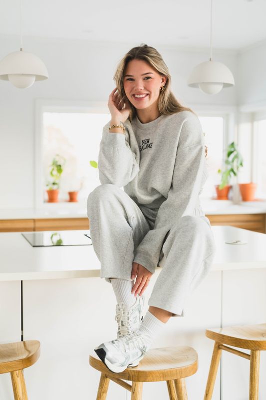 Trackside Fleece Crew Ash Heather