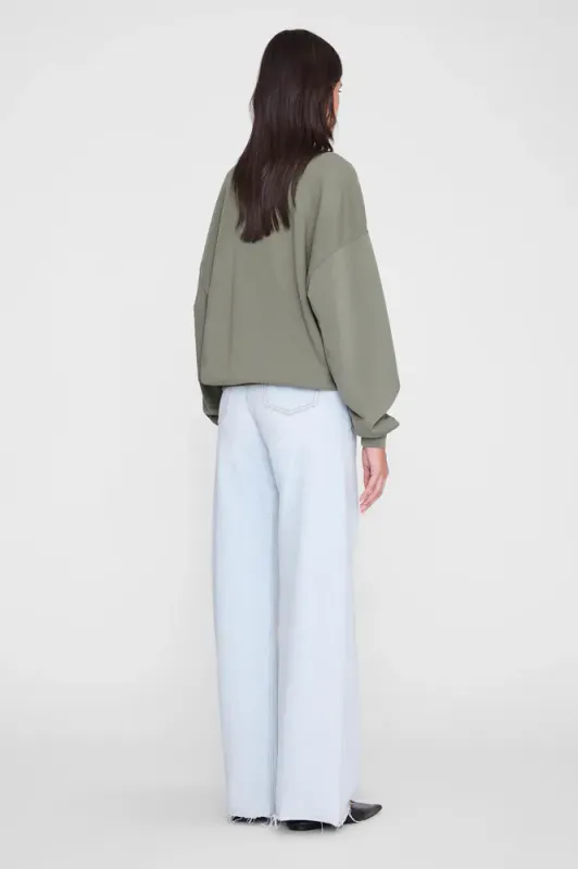 Miles Sweatshirt Letterman Desert Sage 