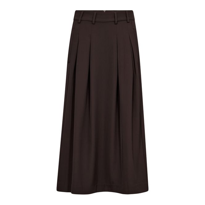 Hovedbilde Alini Anya Pleat Skirt Dark Brown 