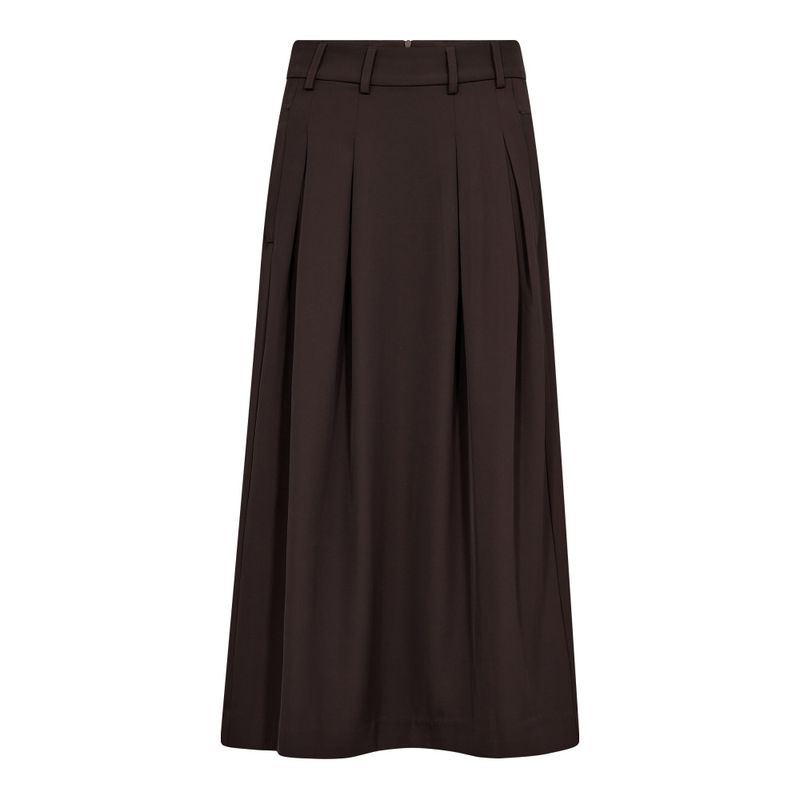 Alini Anya Pleat Skirt Dark Brown 
