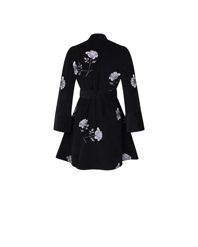 Cord Mini Dress Black 