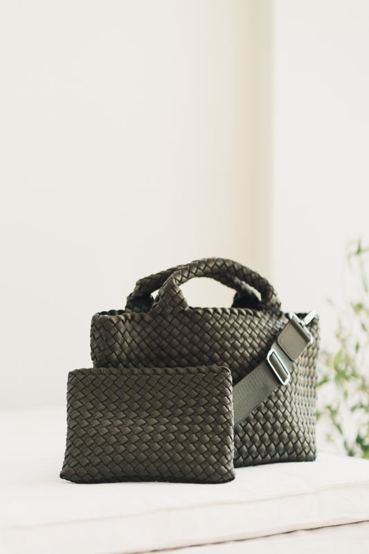 St Barths Small Tote Olive 