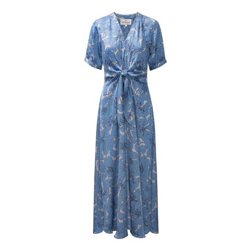 Faye Dress Gardenia Sky 