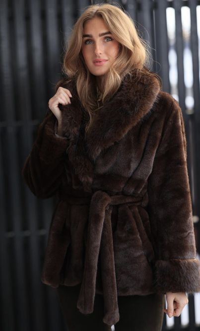 Hovedbilde Velvet Fur Jacket Cocoa
