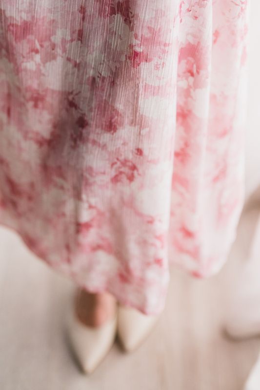 Illana Floral Fusion Dress Rose 