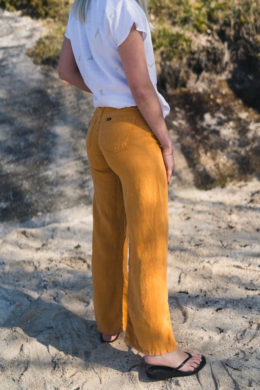 Culotte Linen Colour Topaz